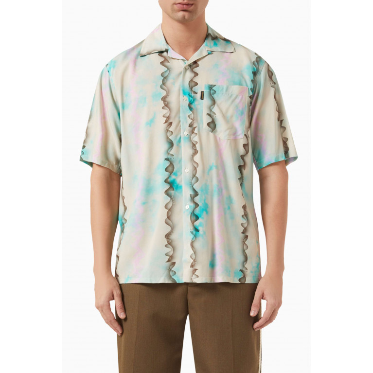 Aries - Dune Hawaiian Shirt in Viscose