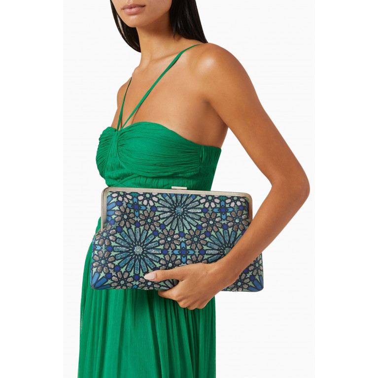 Sarah's Bag - Moroccan Beaded Clutch in Canvas