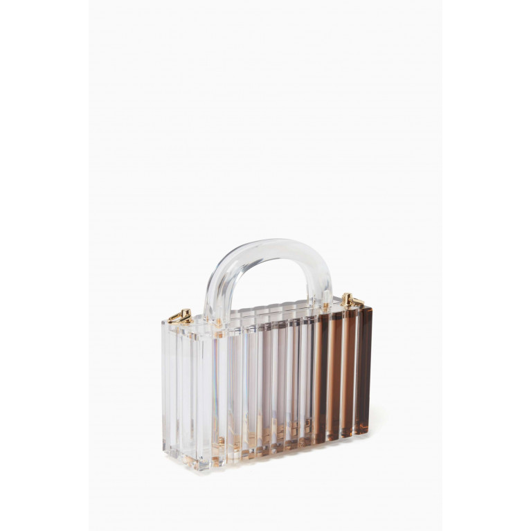 L'AFSHAR - Yara Ombré Top-handle Bag in Acrylic