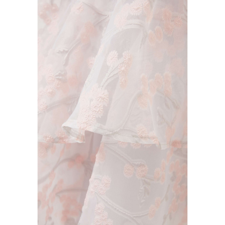 Poca & Poca - Asymmetrical Tiered Dress in Polyester