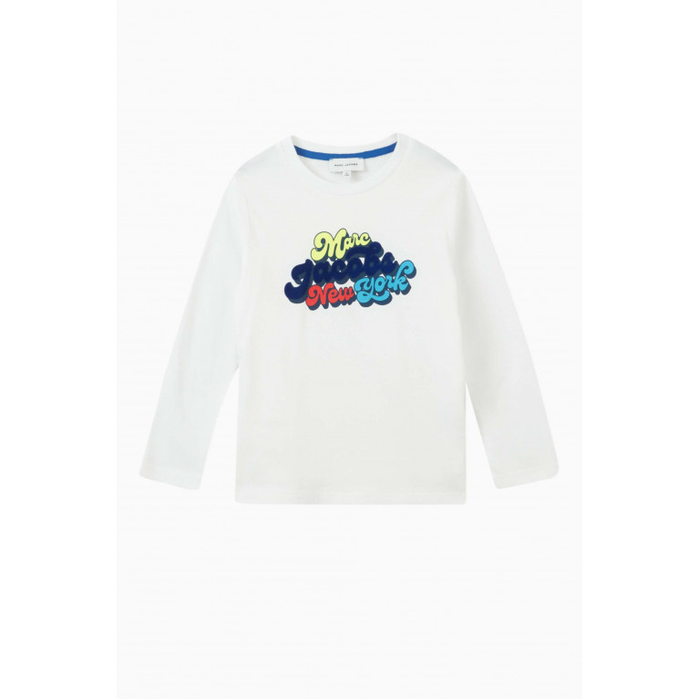 Marc Jacobs - Graphic Logo T-shirt in Organic Cotton White