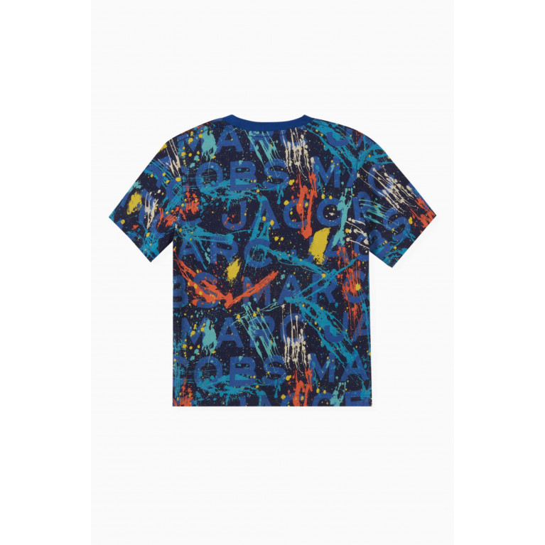 Marc Jacobs - Paint-splatter Logo T-shirt in Cotton