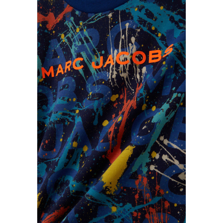 Marc Jacobs - Paint-splatter Logo T-shirt in Cotton