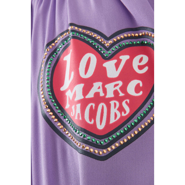 Marc Jacobs - Badge Print Dress in Crepe