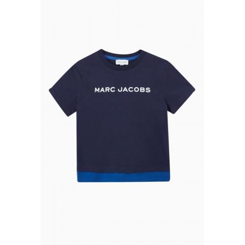 Marc Jacobs - Logo Print T-shirt in Cotton Colourless