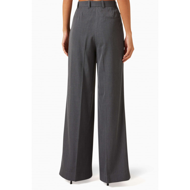 Bouguessa - Mani Straight-fit Pants in Wool-blend Twill