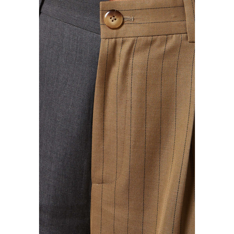Bouguessa - Zelda Two-tone Pants in Wool