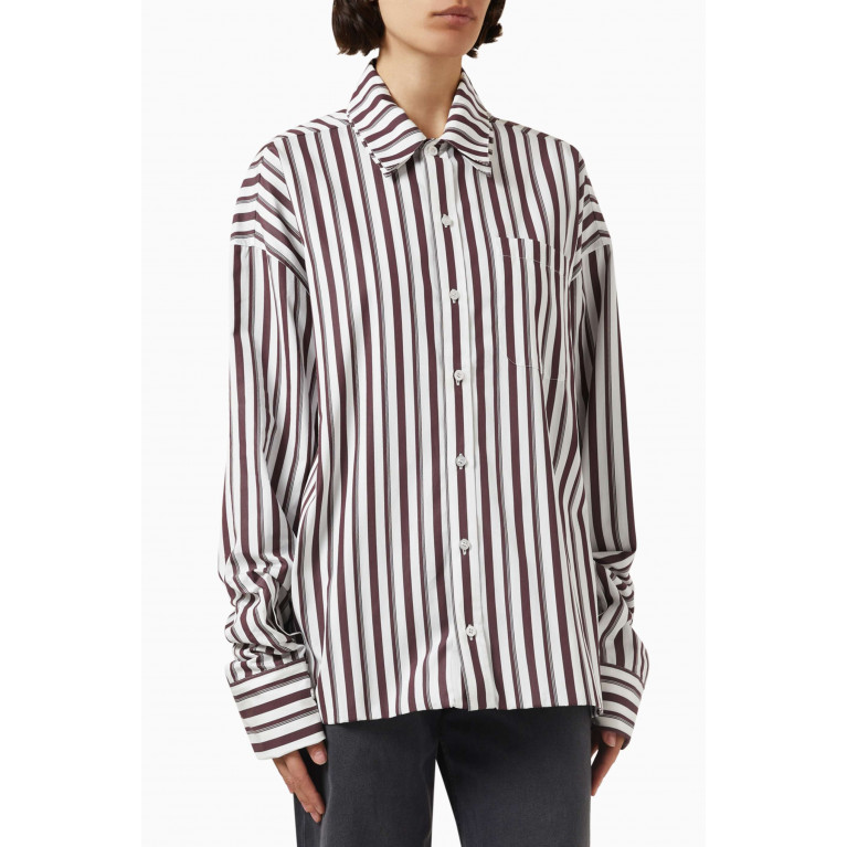 Bouguessa - Alba Oversized Double Shirt in Cotton