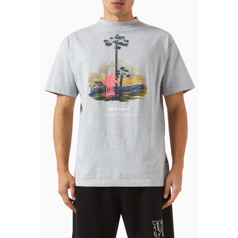 Palm Angels - Douby Lost in Amazonia T-shirt in Cotton-jersey