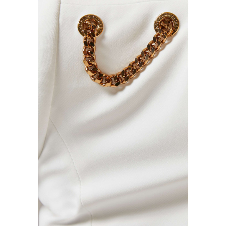 Elisabetta Franchi - Chain-detail Jacket in Jersey