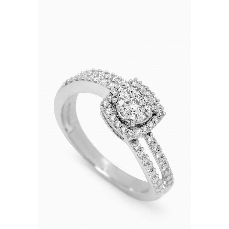 Damas - OneSixEight Siempre Diamond Ring in 18kt White Gold