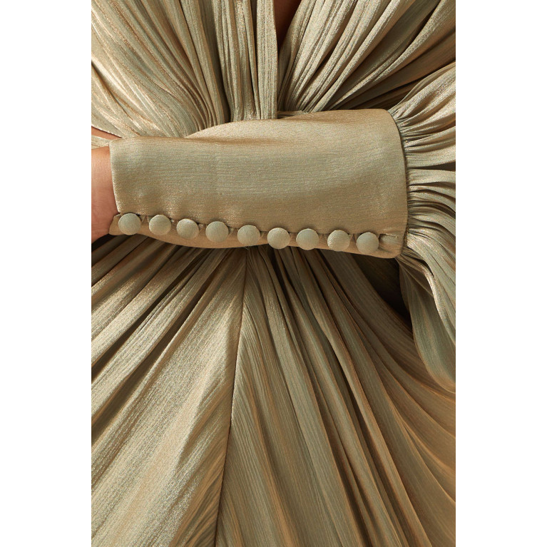Costarellos - Seydoux Knot Gown in Lurex-georgette