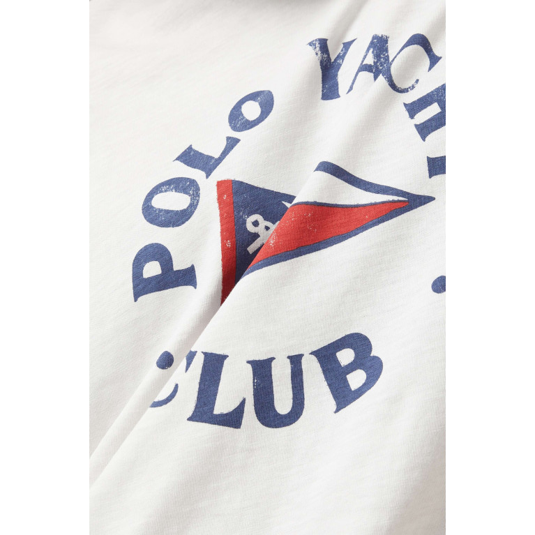 Polo Ralph Lauren - Classic Fit Polo Yacht Club T-shirt in Cotton Jersey