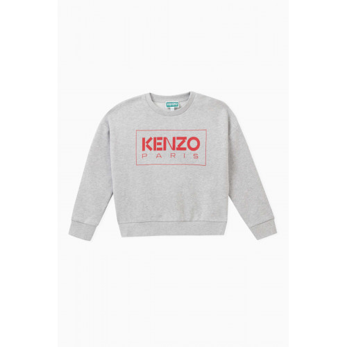 KENZO KIDS - Logo Sweatshirt in Cotton Blend