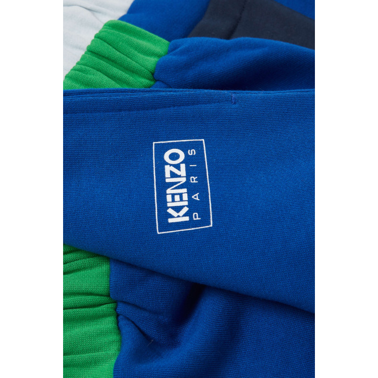KENZO KIDS - Colour-block Joggers in Cotton