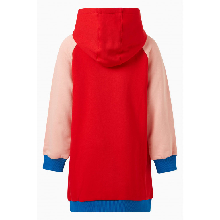 KENZO KIDS - Colour-block Hooded Dress in Cotton Blend