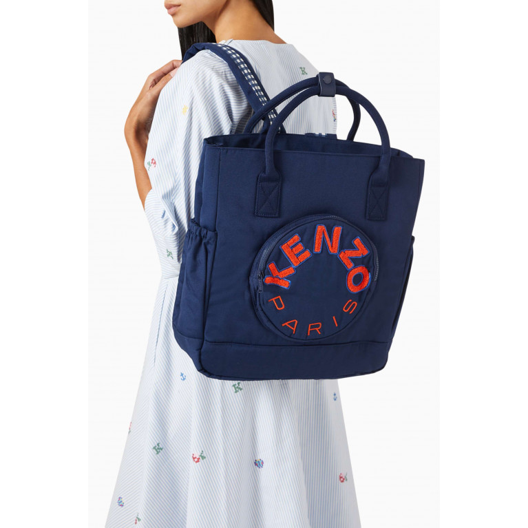 KENZO KIDS - Logo-embossed Changing Bag in Nylon