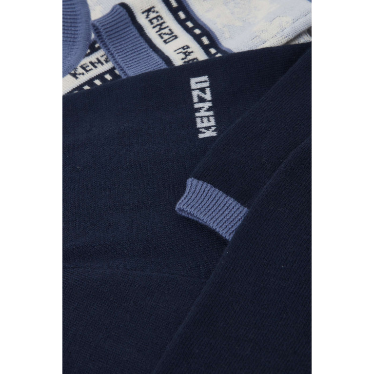 KENZO KIDS - Graphic Logo-print Suit Set in Cotton Knit