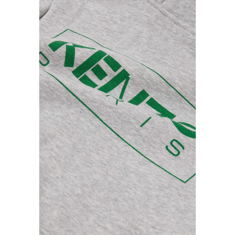 KENZO KIDS - Logo Print Hoodie in Cotton Blend