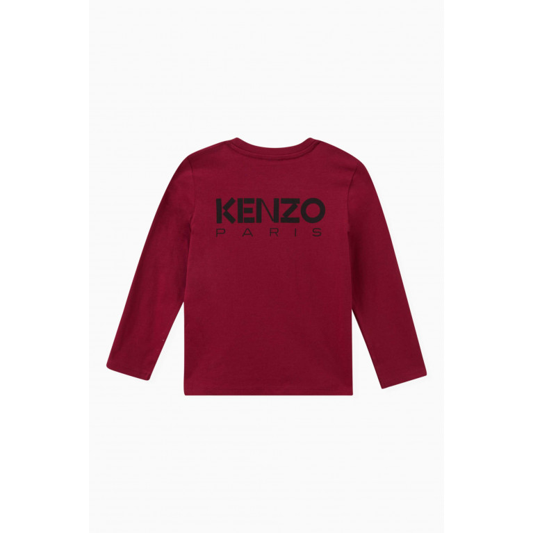 KENZO KIDS - Boke Flower Print T-shirt in Organic Cotton