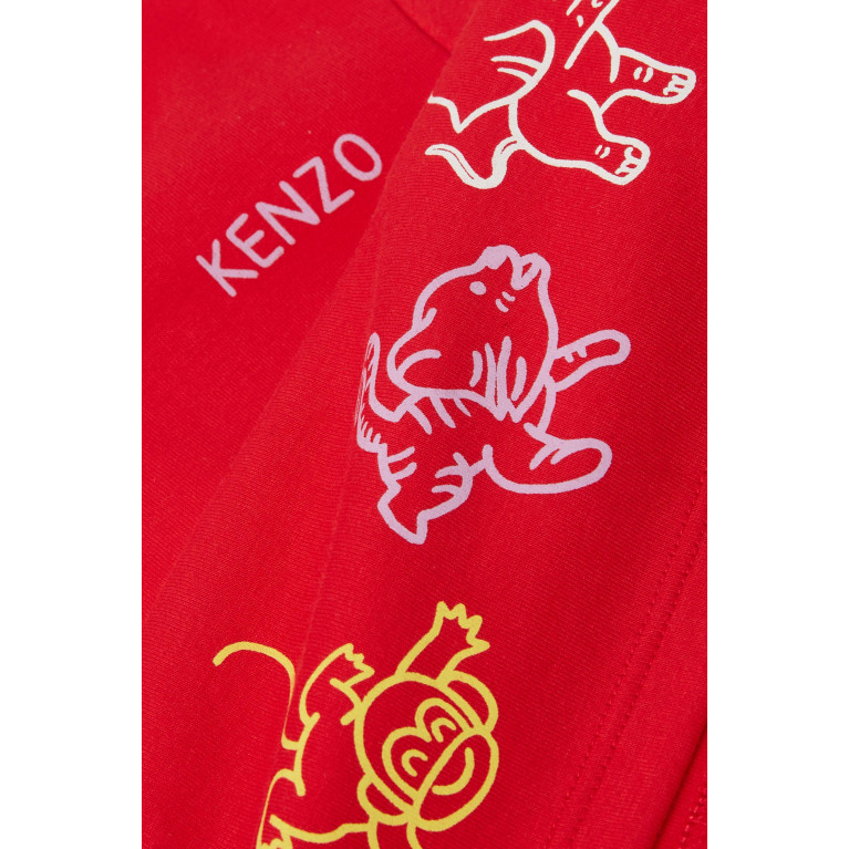 KENZO KIDS - Printed Dress in Cotton