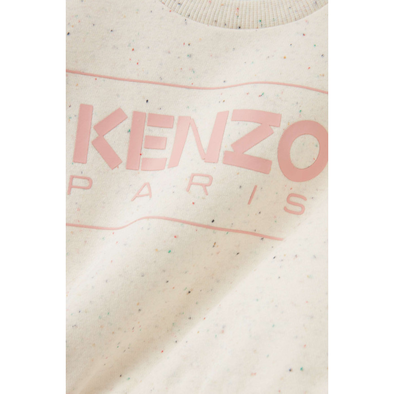 KENZO KIDS - Logo Sweatshirt in Cotton Blend Fleece