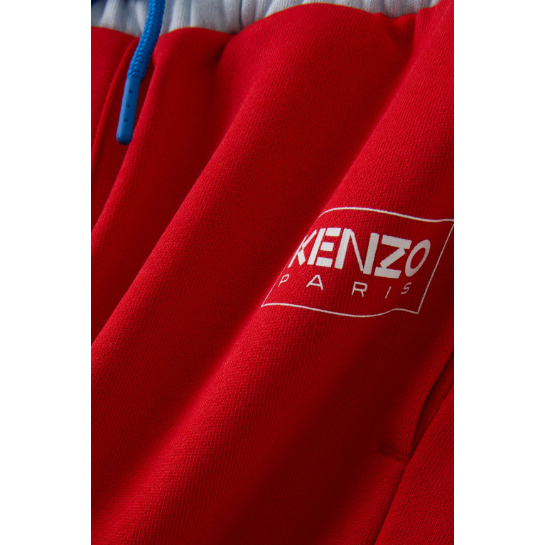 KENZO KIDS - Logo Sweatpants in Cotton Blend Jersey