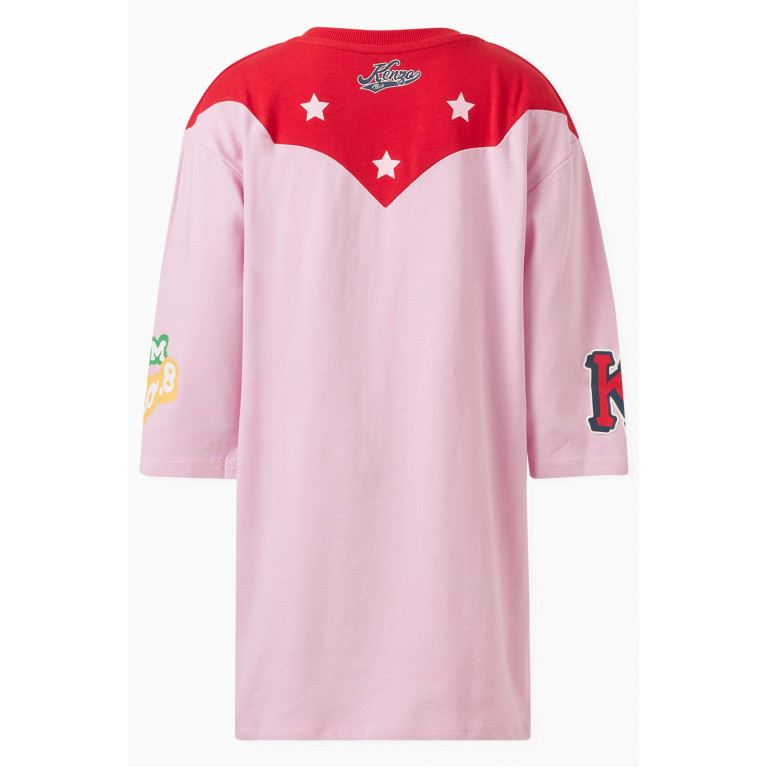 KENZO KIDS - Baseball Stars Dress in Cotton