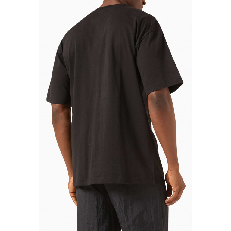 Market - Throwback Arc Logo T-shirt in Cotton-jersey Black