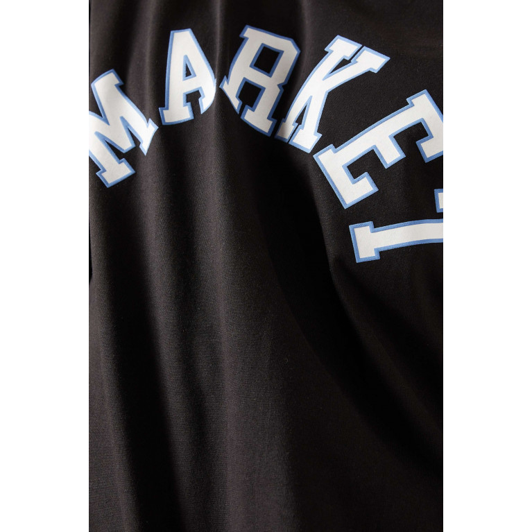 Market - Throwback Arc Logo T-shirt in Cotton-jersey Black