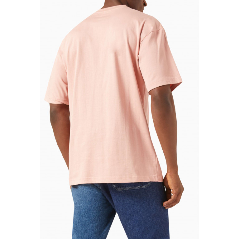 Market - Throwback Arc Logo T-shirt in Cotton-jersey Pink