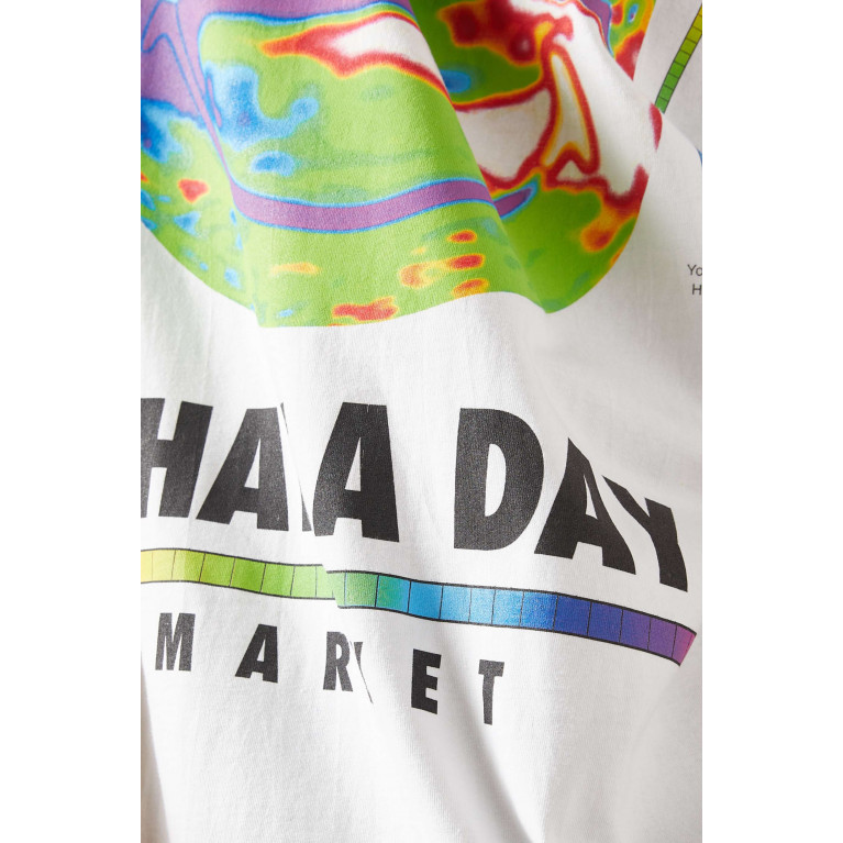 Market - Smiley What a Day T-shirt in Cotton-jersey