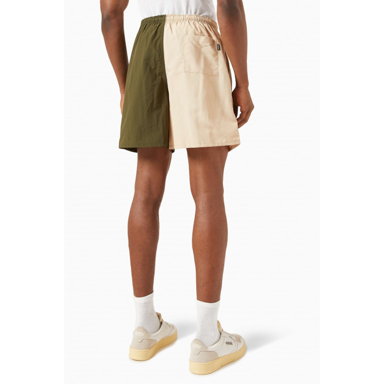 Market - Summer League Colour-block Tech Shorts in Nylon
