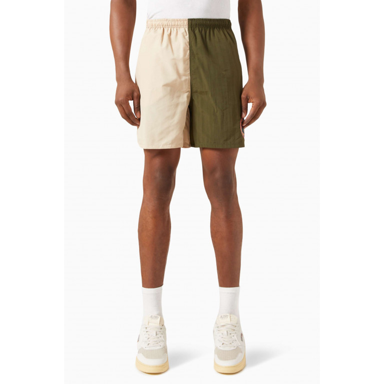 Market - Summer League Colour-block Tech Shorts in Nylon