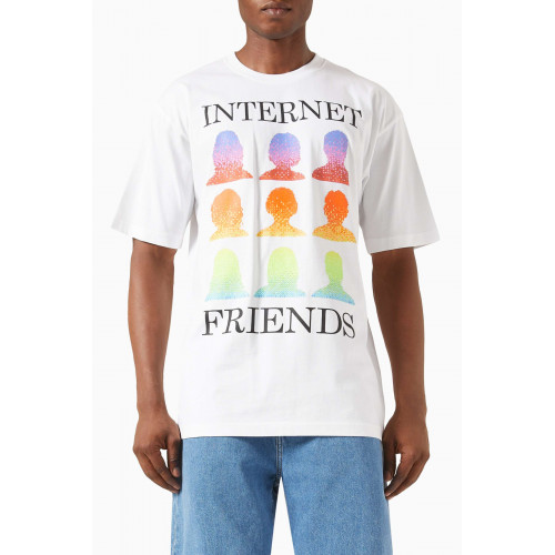 Market - Internet Friends T-shirt in Cotton-jersey White