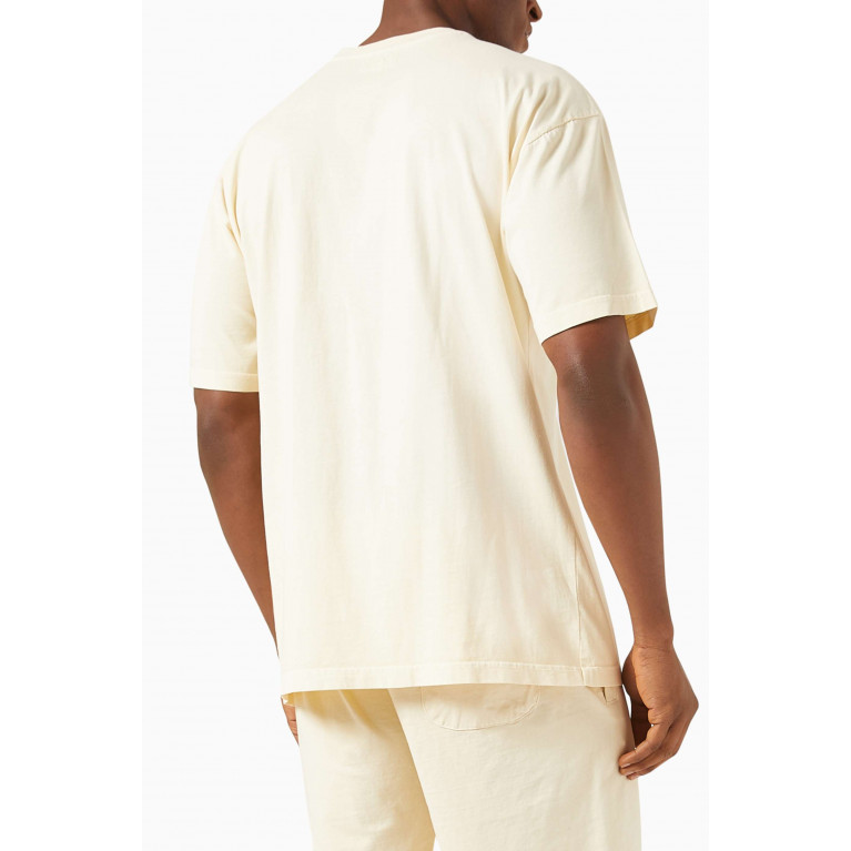 Market - Rug Dealer Arc Embroidered T-shirt in Cotton-jersey Neutral