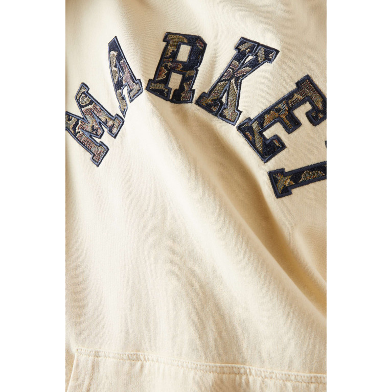 Market - Rug Dealer Arc Embroidered Sweatshirt in Cotton-fleece Neutral