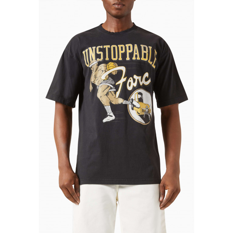 Market - Unstoppable Force T-shirt in Cotton-jersey Black