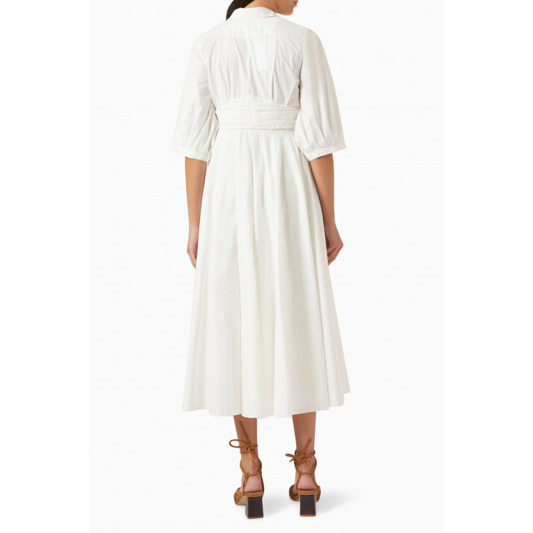 Twinkle Hanspal - Milah Midi Dress in Cotton-poplin