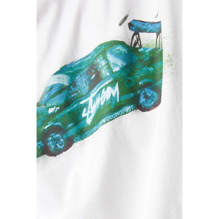 Stussy - Racecar T-shirt in Cotton Jersey