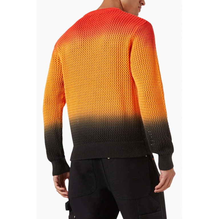 Stussy - Pigment Dyed Sweater in Cotton Knit Multicolour