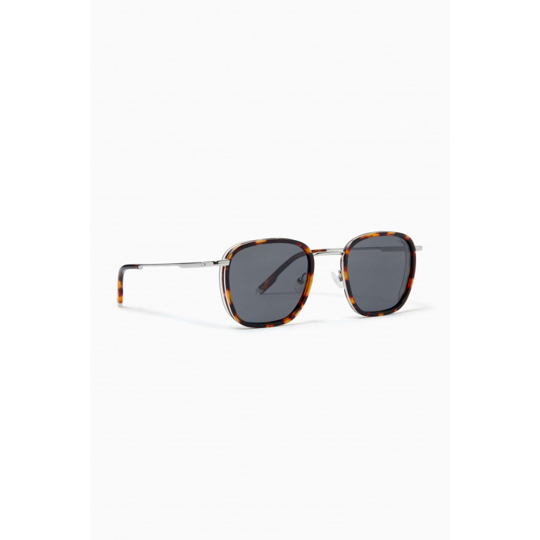 Komono - Adam Square Sunglasses in Eco Acetate & Stainless Steel