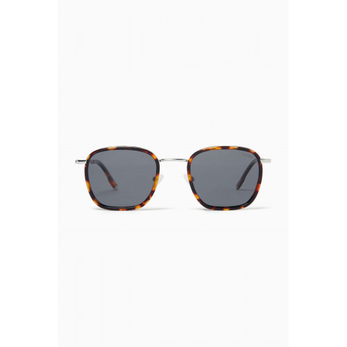 Komono - Adam Square Sunglasses in Eco Acetate & Stainless Steel