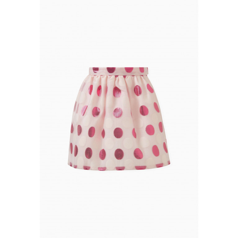 Hucklebones - Polka Dot Skirt in Polyester