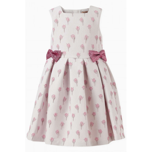 Hucklebones - Pinafore Floral Dress in Polyester