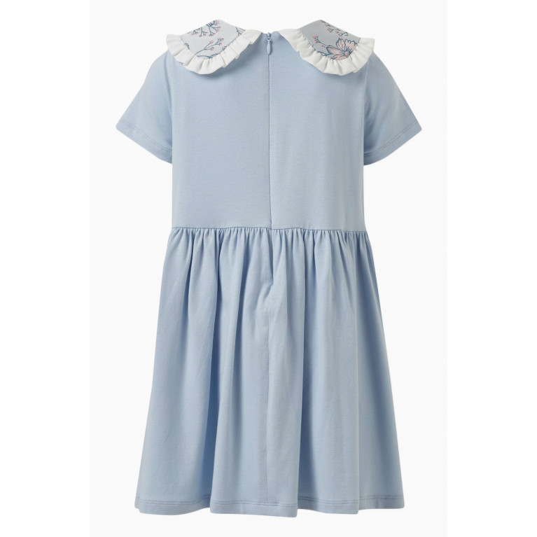 Hucklebones - Bow-applique Dress in Cotton-blend