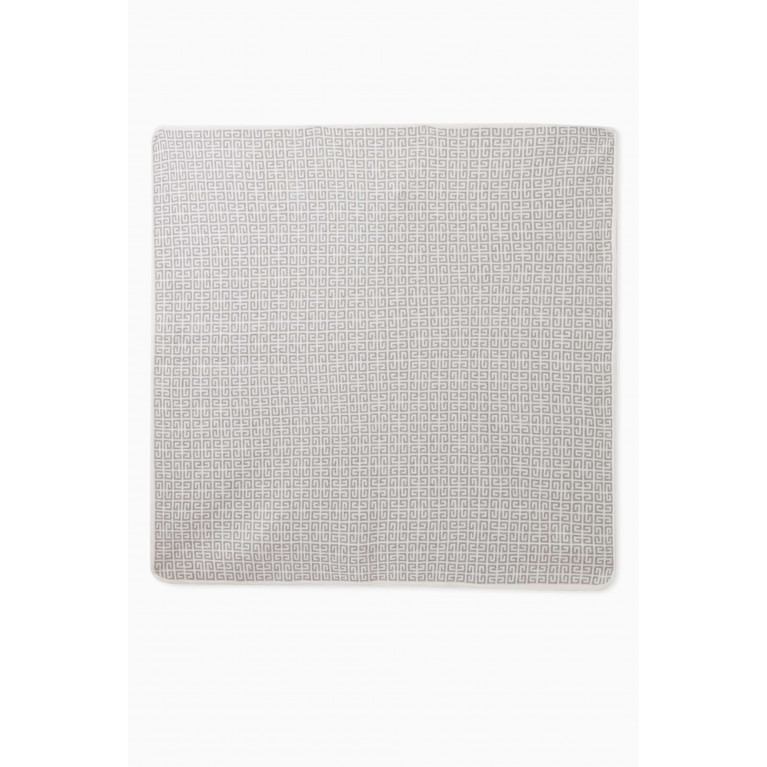 Givenchy - Allover Logo Print Blanket in Cotton-blend