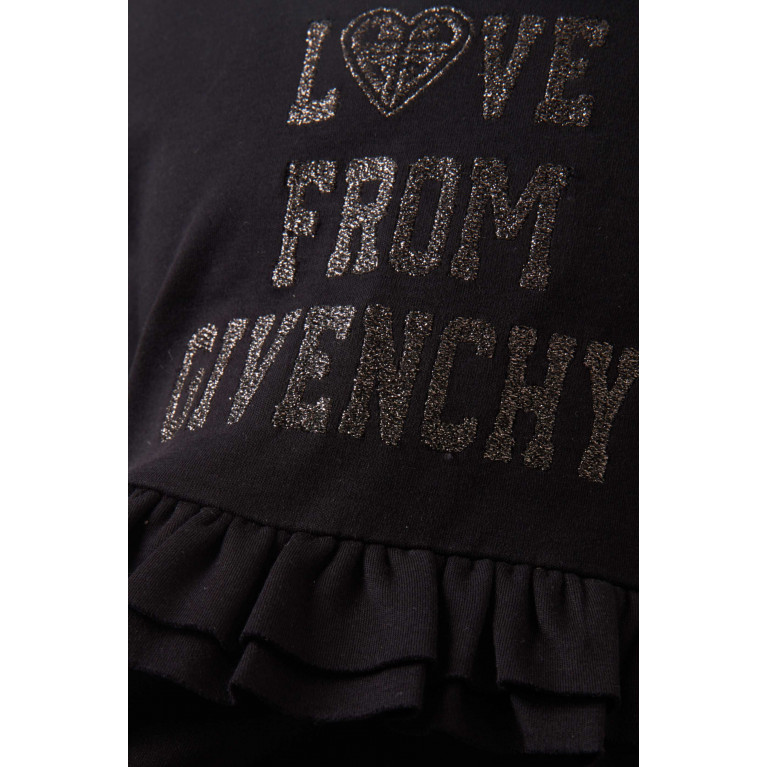 Givenchy - Logo Print Dress in Cotton