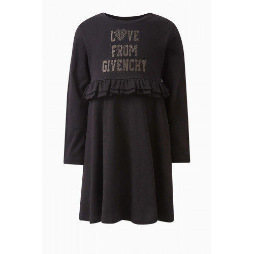 Givenchy - Logo Print Dress in Cotton