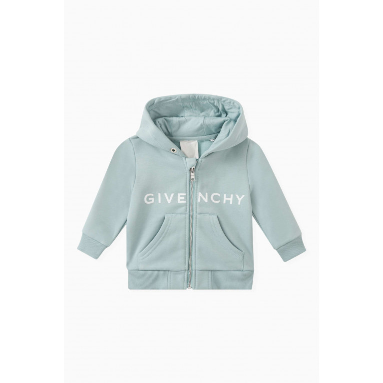 Givenchy - Logo Cardigan in Cotton Blue